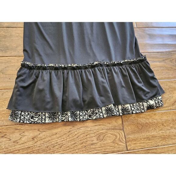 David Meister Vintage Evening Cocktail Dress Women’s Size 10 Lace Trim - Picture 13 of 13